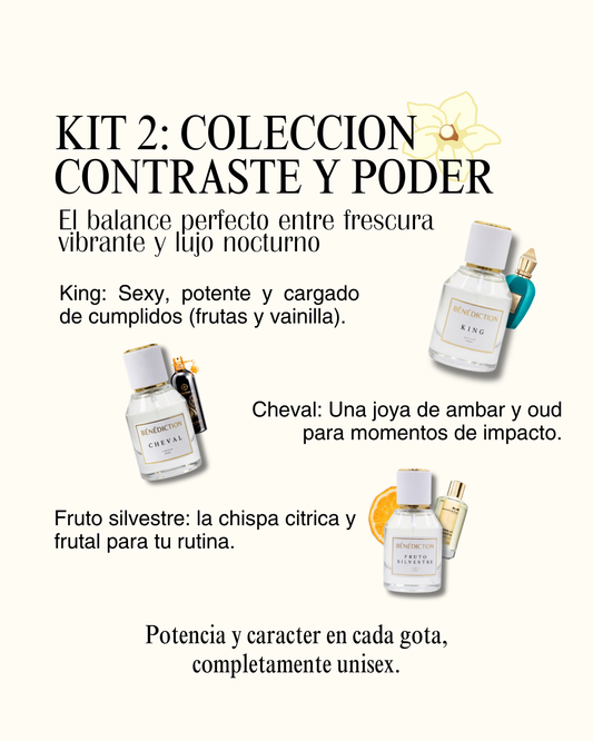 Colección UNISEX "Contraste y Poder": 3 Aromas de Alto Impacto