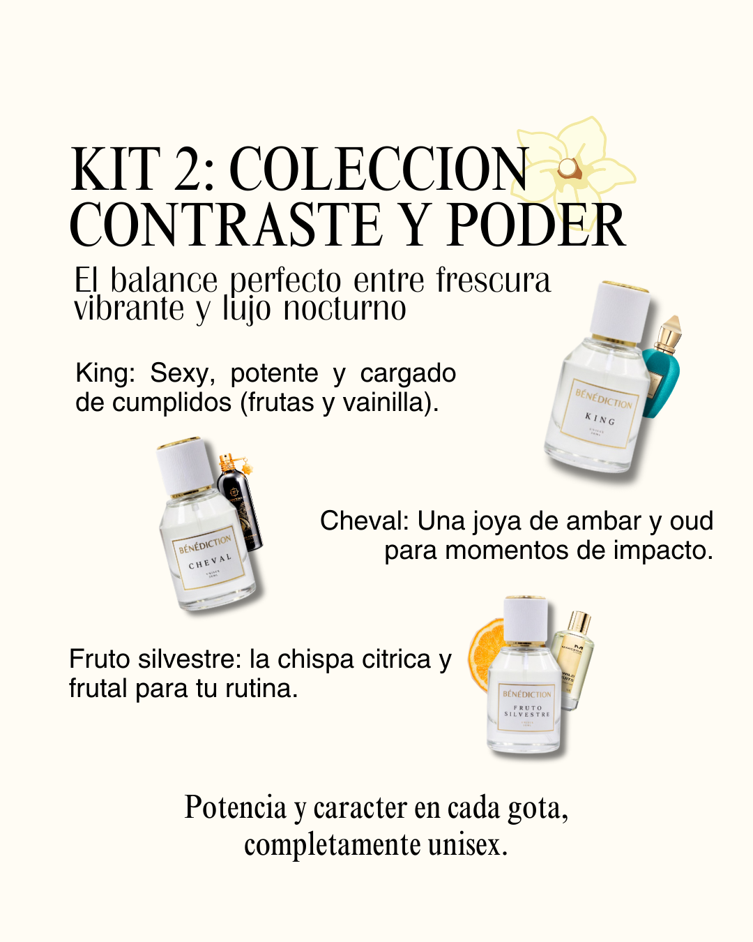 Colección UNISEX "Contraste y Poder": 3 Aromas de Alto Impacto