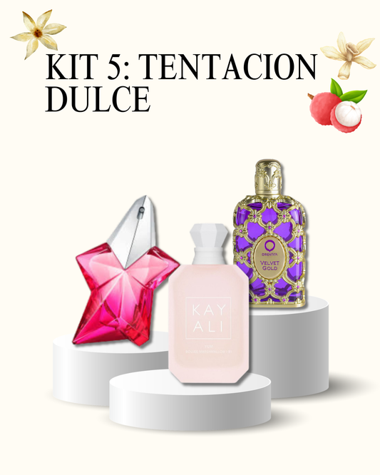 Set "Tentación Dulce": 3 Perfumes Gourmand, Seductores y Duraderos