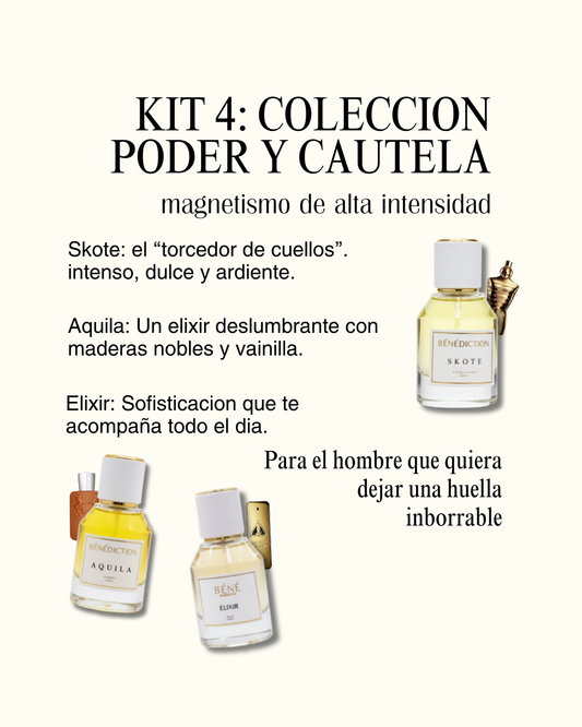 Colección Masculina "Poder y Cautela": 3 Perfumes Cálidos y Dulces