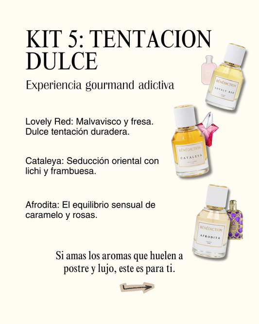Set "Tentación Dulce": 3 Perfumes Gourmand, Seductores y Duraderos