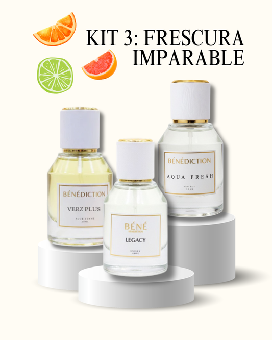 Set Esencial "Frescura Imparable": 3 Perfumes Masculinos Vibrante
