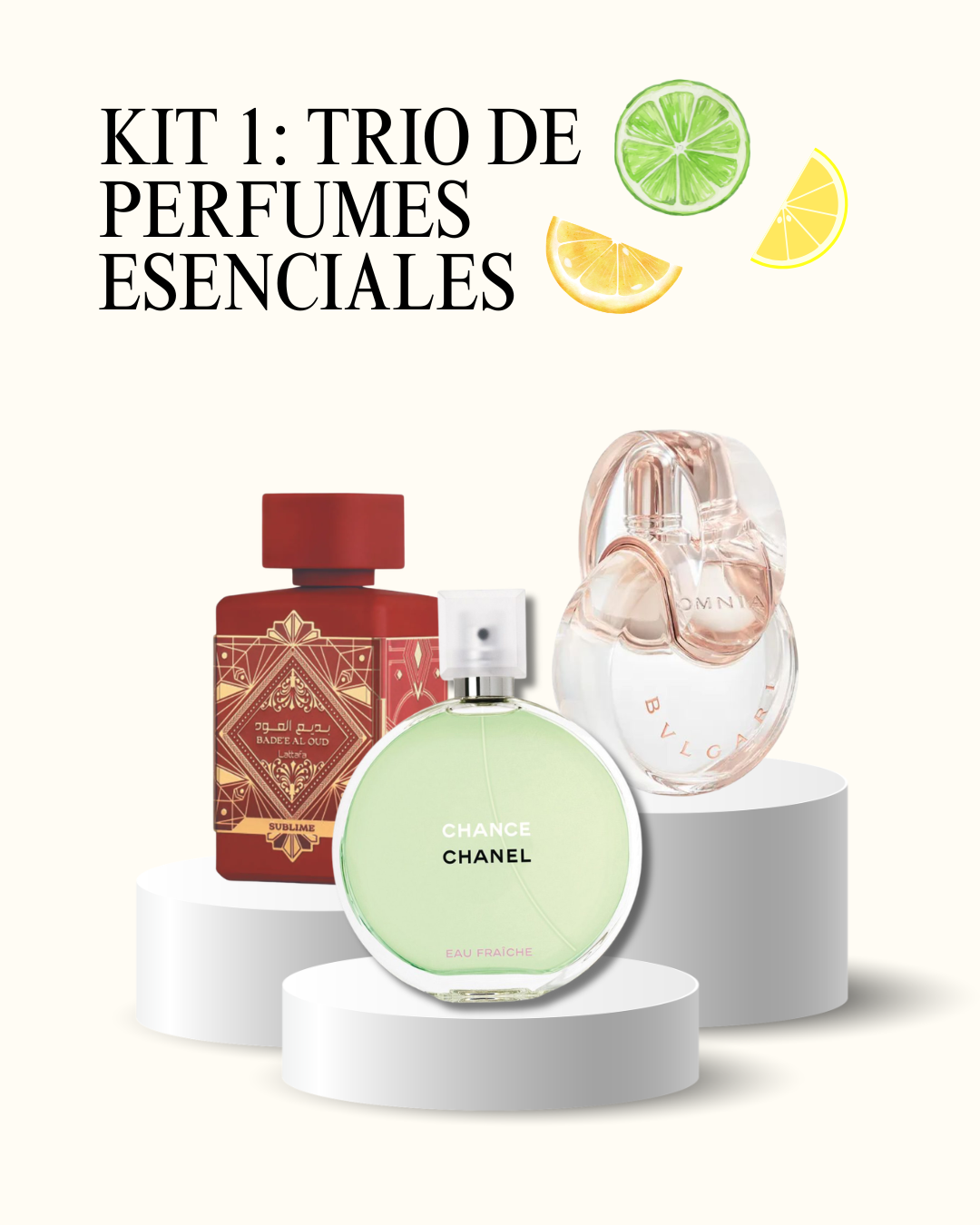 Trío de Perfumes femeninos Esenciales: Frescura, Elegancia y Versatilidad Absoluta